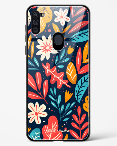 Bold Garden Bloom [BREATHE] Glass Case Phone Cover (Samsung)