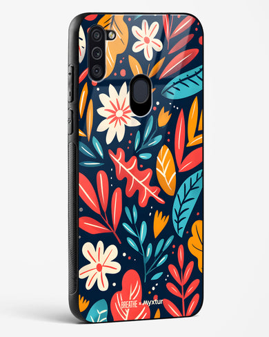 Bold Garden Bloom [BREATHE] Glass Case Phone Cover (Samsung)