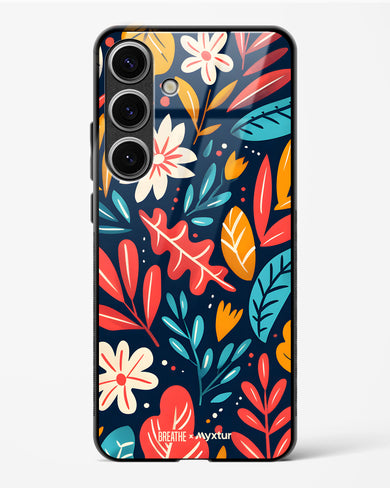 Bold Garden Bloom [BREATHE] Glass Case Phone Cover (Samsung)