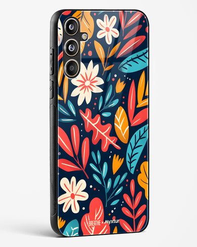 Bold Garden Bloom [BREATHE] Glass Case Phone Cover (Samsung)