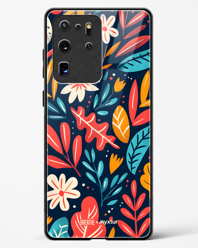 Bold Garden Bloom [BREATHE] Glass Case Phone Cover (Samsung)