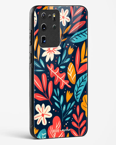Bold Garden Bloom [BREATHE] Glass Case Phone Cover (Samsung)