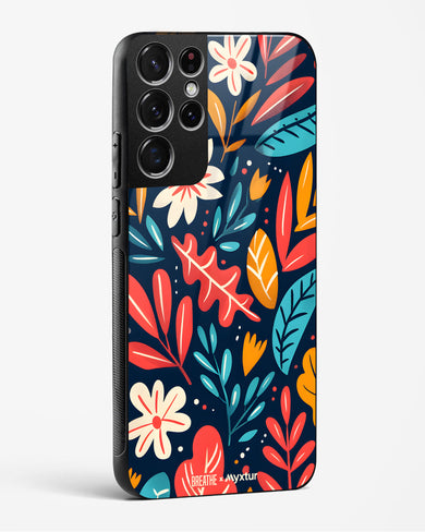 Bold Garden Bloom [BREATHE] Glass Case Phone Cover (Samsung)