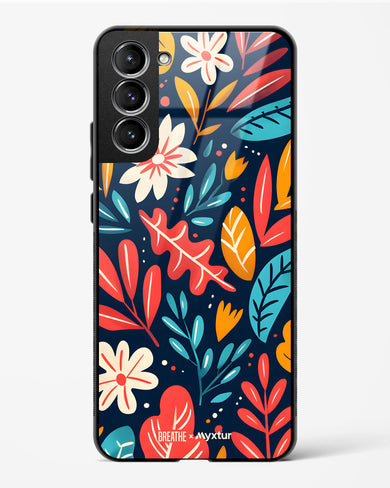 Bold Garden Bloom [BREATHE] Glass Case Phone Cover (Samsung)