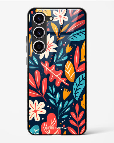 Bold Garden Bloom [BREATHE] Glass Case Phone Cover (Samsung)