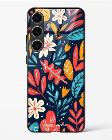 Bold Garden Bloom [BREATHE] Glass Case Phone Cover (Samsung)