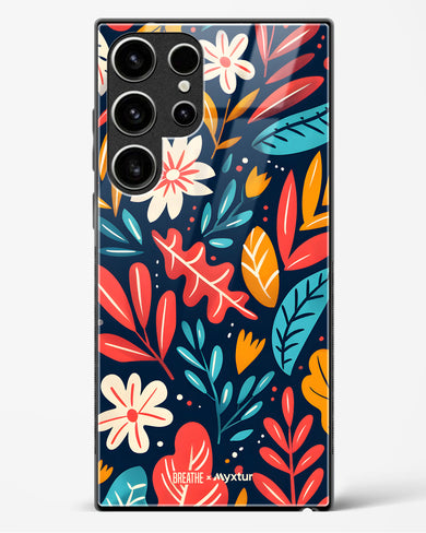 Bold Garden Bloom [BREATHE] Glass Case Phone Cover (Samsung)