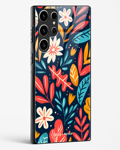 Bold Garden Bloom [BREATHE] Glass Case Phone Cover (Samsung)