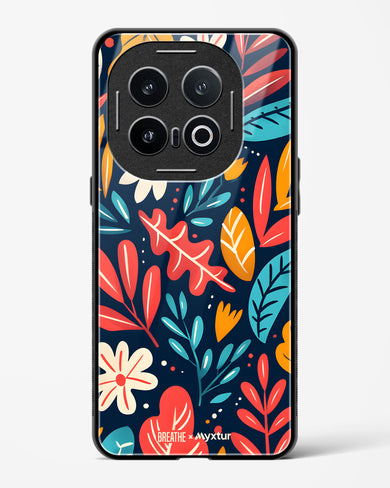 Bold Garden Bloom [BREATHE] Glass Case Phone Cover (Vivo)