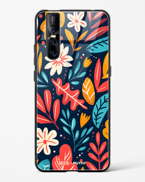 Bold Garden Bloom [BREATHE] Glass Case Phone Cover (Vivo)