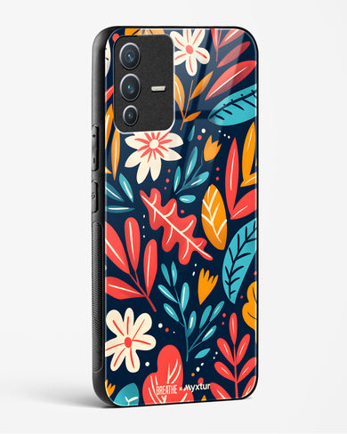 Bold Garden Bloom [BREATHE] Glass Case Phone Cover (Vivo)