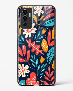 Bold Garden Bloom [BREATHE] Glass Case Phone Cover (Vivo)