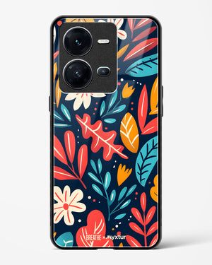 Bold Garden Bloom [BREATHE] Glass Case Phone Cover (Vivo)