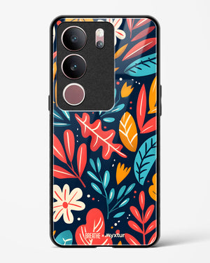 Bold Garden Bloom [BREATHE] Glass Case Phone Cover (Vivo)