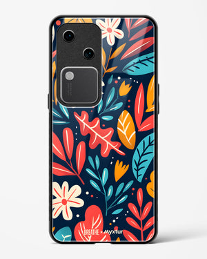 Bold Garden Bloom [BREATHE] Glass Case Phone Cover (Vivo)