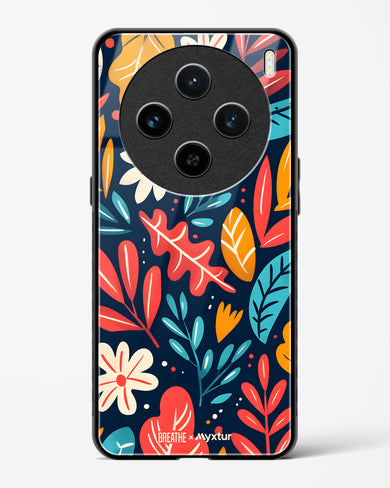 Bold Garden Bloom [BREATHE] Glass Case Phone Cover (Vivo)