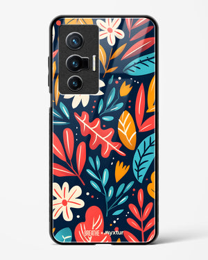 Bold Garden Bloom [BREATHE] Glass Case Phone Cover (Vivo)