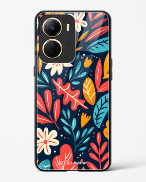 Bold Garden Bloom [BREATHE] Glass Case Phone Cover (Vivo)