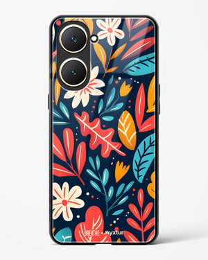 Bold Garden Bloom [BREATHE] Glass Case Phone Cover (Vivo)