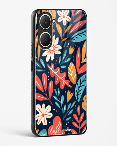 Bold Garden Bloom [BREATHE] Glass Case Phone Cover (Vivo)