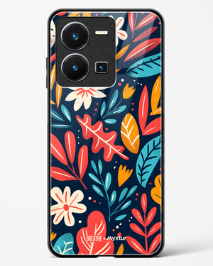 Bold Garden Bloom [BREATHE] Glass Case Phone Cover (Vivo)