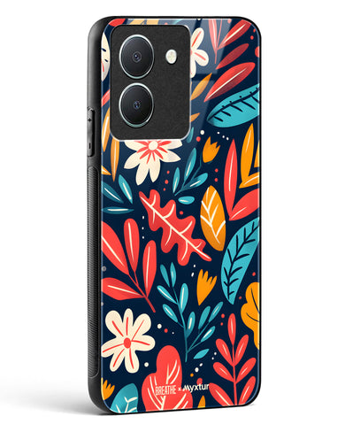 Bold Garden Bloom [BREATHE] Glass Case Phone Cover (Vivo)