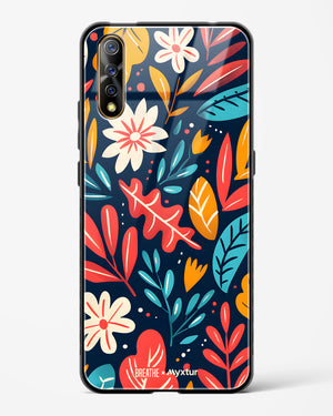 Bold Garden Bloom [BREATHE] Glass Case Phone Cover (Vivo)