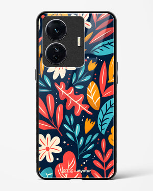 Bold Garden Bloom [BREATHE] Glass Case Phone Cover (Vivo)