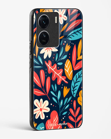 Bold Garden Bloom [BREATHE] Glass Case Phone Cover (Vivo)