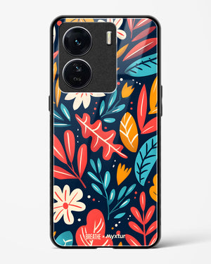 Bold Garden Bloom [BREATHE] Glass Case Phone Cover (Vivo)