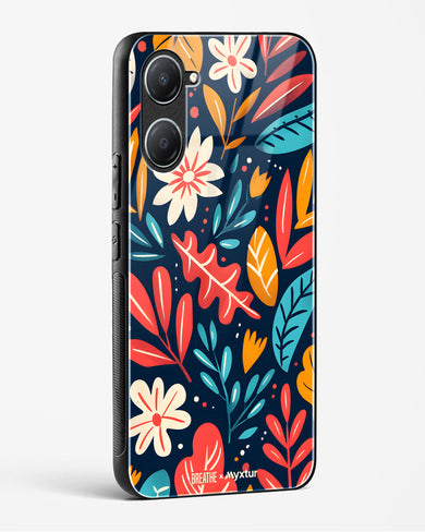 Bold Garden Bloom [BREATHE] Glass Case Phone Cover (Vivo)
