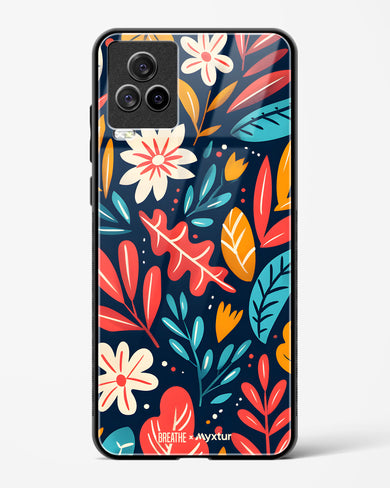 Bold Garden Bloom [BREATHE] Glass Case Phone Cover (Vivo)