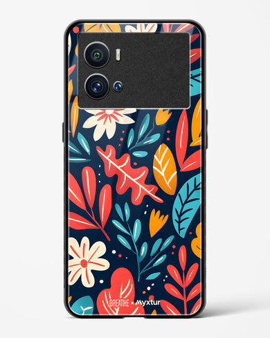 Bold Garden Bloom [BREATHE] Glass Case Phone Cover (Vivo)