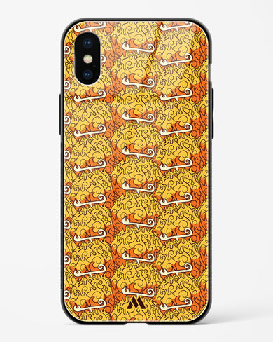 Mera Mera Devil Fruit Glass Case Phone Cover (Apple)