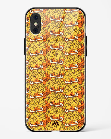 Mera Mera Devil Fruit Glass Case Phone Cover (Apple)