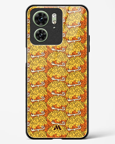 Mera Mera Devil Fruit Glass Case Phone Cover (Motorola)