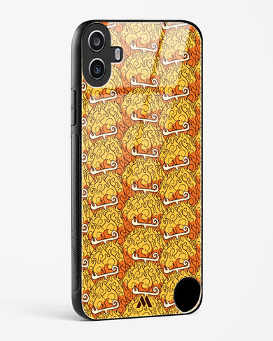 Mera Mera Devil Fruit Glass Case Phone Cover (Nothing)