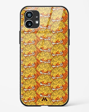 Mera Mera Devil Fruit Glass Case Phone Cover (Nothing)