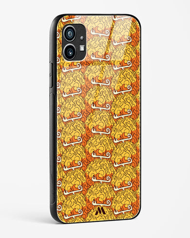 Mera Mera Devil Fruit Glass Case Phone Cover (Nothing)