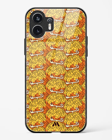 Mera Mera Devil Fruit Glass Case Phone Cover (Nothing)