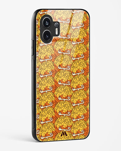 Mera Mera Devil Fruit Glass Case Phone Cover (Nothing)