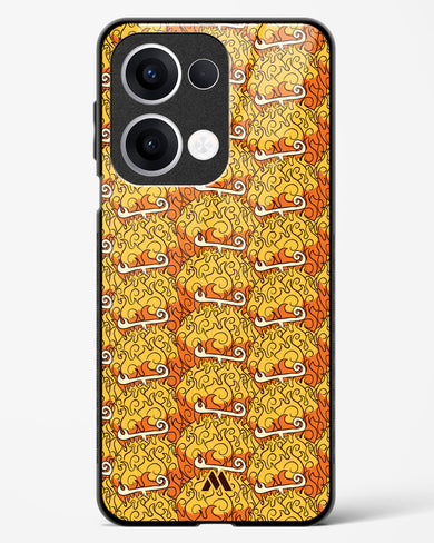 Mera Mera Devil Fruit Glass Case Phone Cover (Oppo)