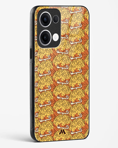 Mera Mera Devil Fruit Glass Case Phone Cover (Oppo)