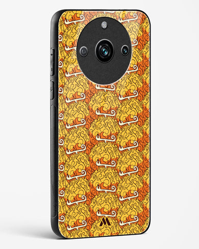 Mera Mera Devil Fruit Glass Case Phone Cover (Realme)