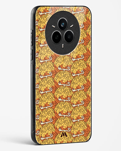 Mera Mera Devil Fruit Glass Case Phone Cover (Realme)