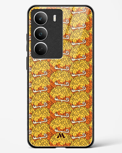 Mera Mera Devil Fruit Glass Case Phone Cover (Realme)