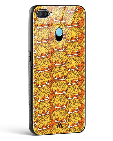 Mera Mera Devil Fruit Glass Case Phone Cover (Realme)