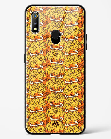 Mera Mera Devil Fruit Glass Case Phone Cover (Realme)