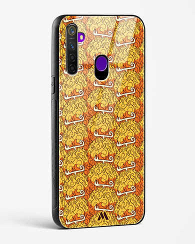 Mera Mera Devil Fruit Glass Case Phone Cover (Realme)
