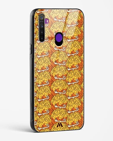 Mera Mera Devil Fruit Glass Case Phone Cover (Realme)